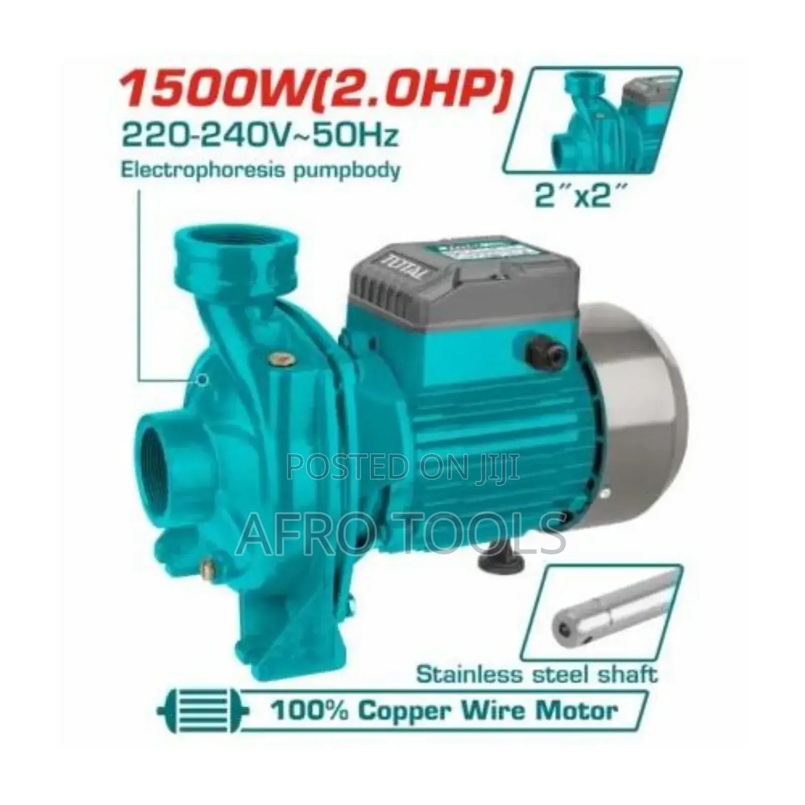 Total 2hp Centrifugal Pump