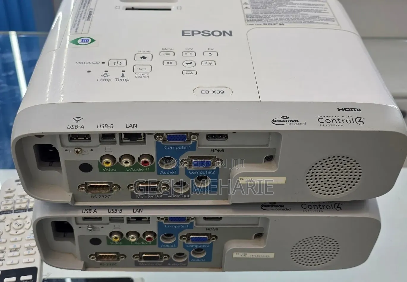 Epson Projector Model Name: Eb-X39 Hardware Interface: Vga, Usb, Hd