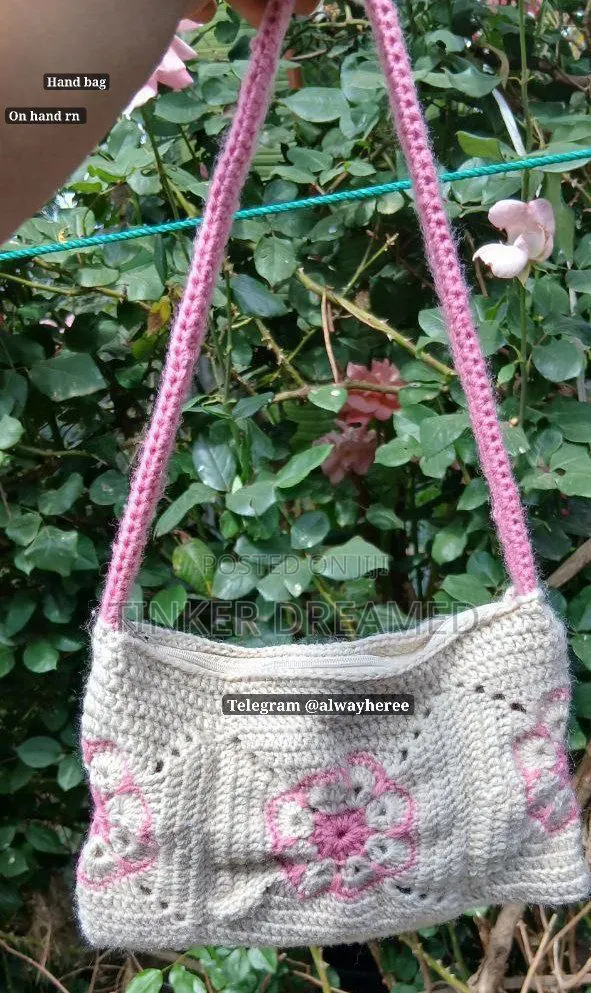 Available on Hand Crochet Mini Hand Bag