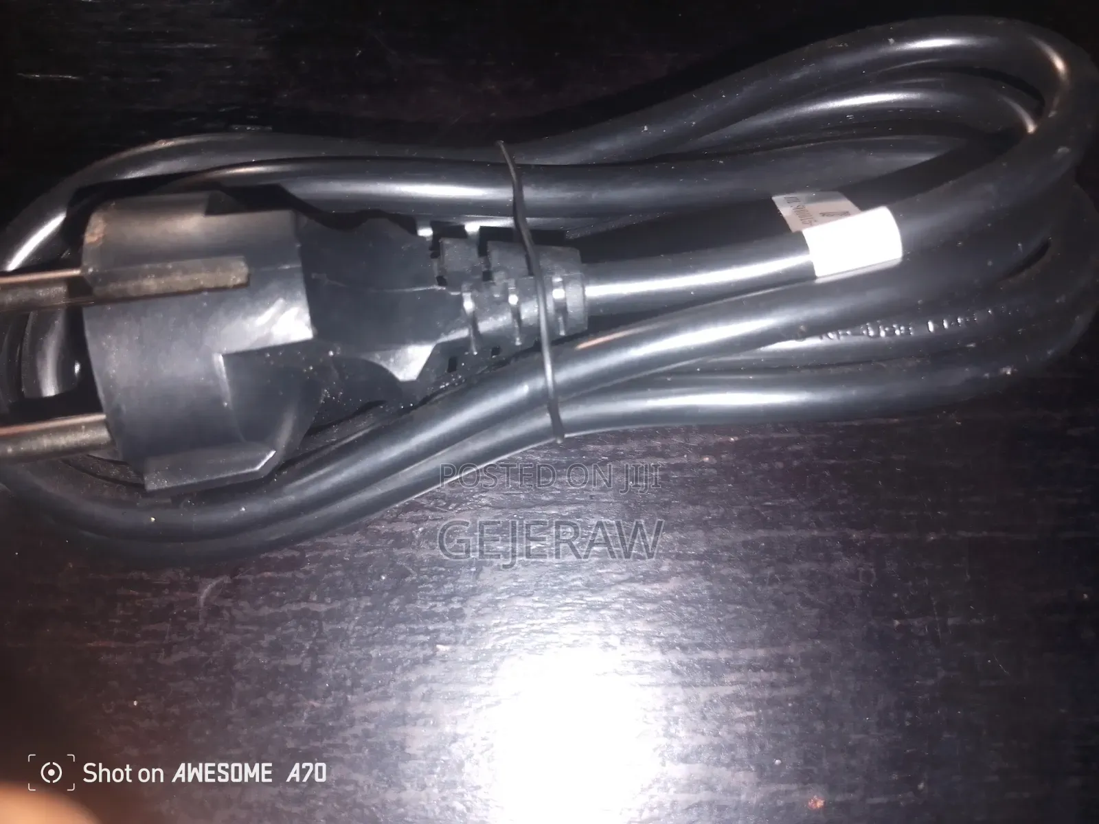 Tv / Ps4 / Speaker Power Cable (Figure-8 Iec C7) – Good Condition