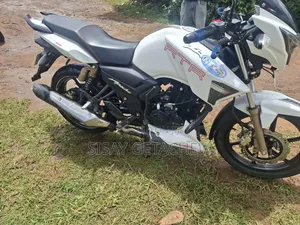 New TVS Apache 180 RTR 2023 White