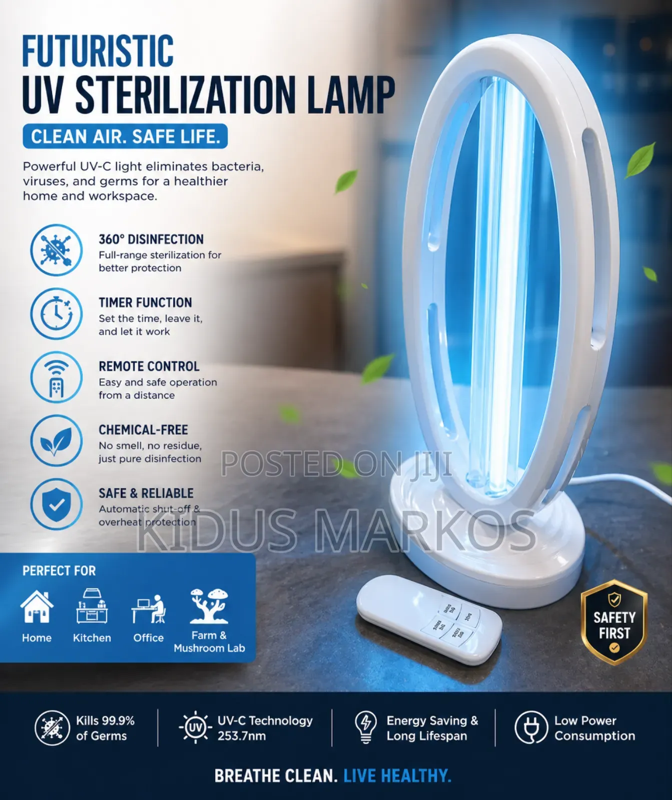 Ultraviolet Disinfectant Lamp