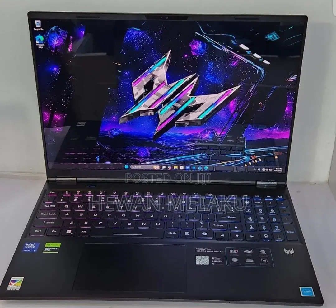 New Laptop Acer Predator Helios Neo 16 32GB Intel Core Ultra 9 SSD 1T
