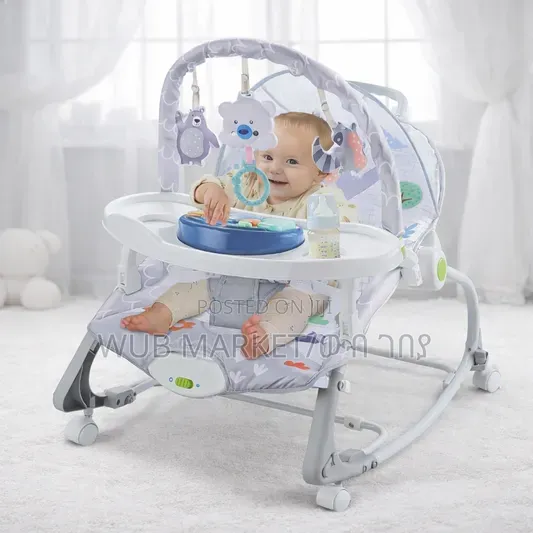 4 in 1 Baby Rocker-የልጆች ማስተኛ ሮከር