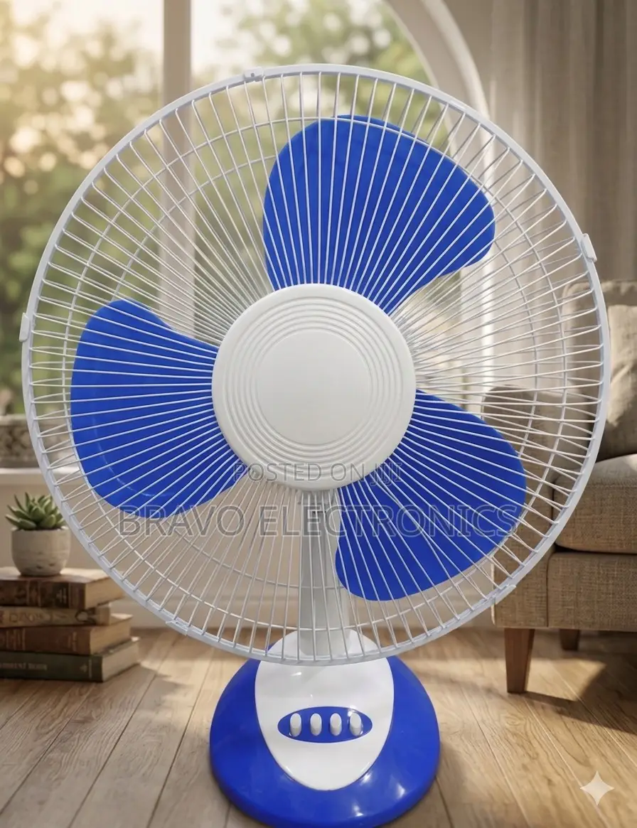 Crown 16” Table Fan – Strong Airflow | Best Price in Addis