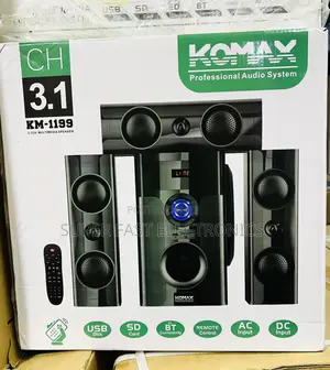 Komax Multimedia Speaker System K-1199 2.1ch