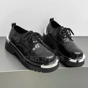 Crocodile Texturedleather Shoes