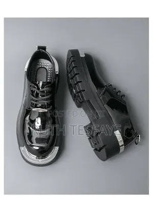 Crocodile Texturedleather Shoes