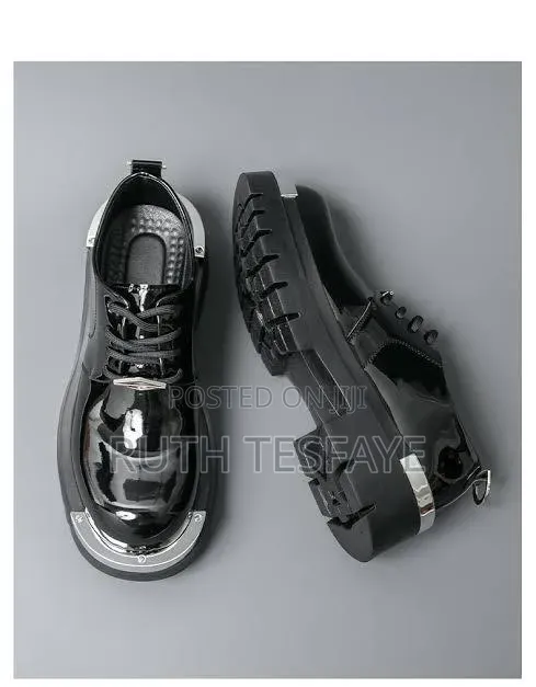 Crocodile Texturedleather Shoes