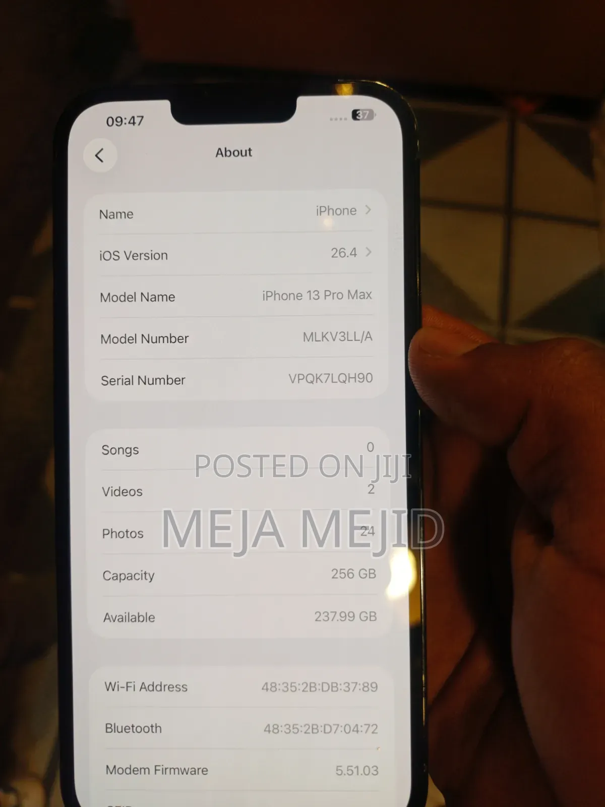 New Apple iPhone 13 Pro Max 256 GB Blue