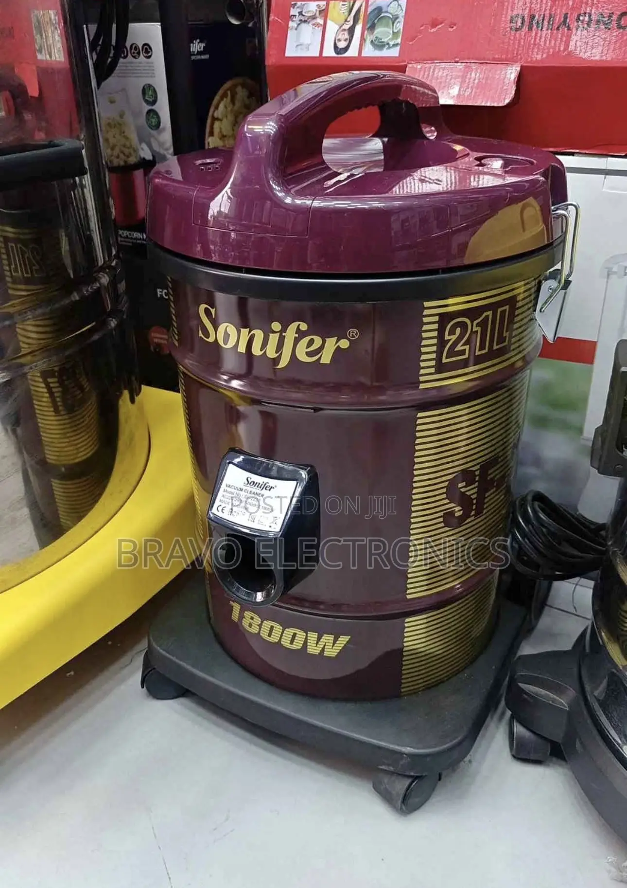 Sonifer 21l Vacuum Cleaner | 1800w High Power | Strong Suction