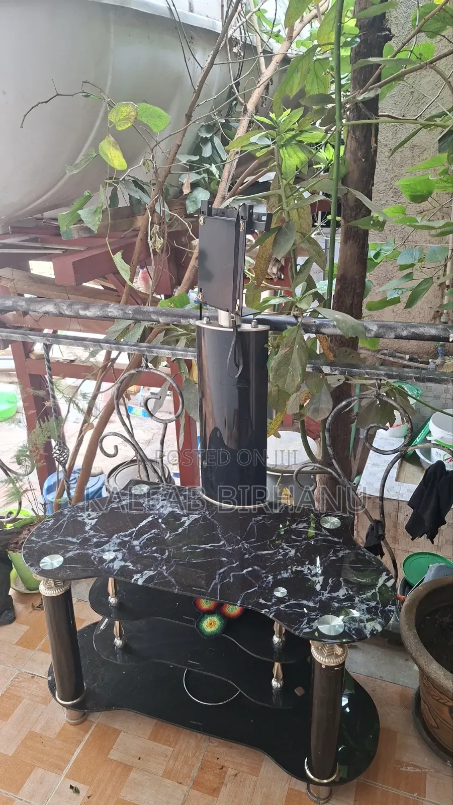 Glass Tv Stand