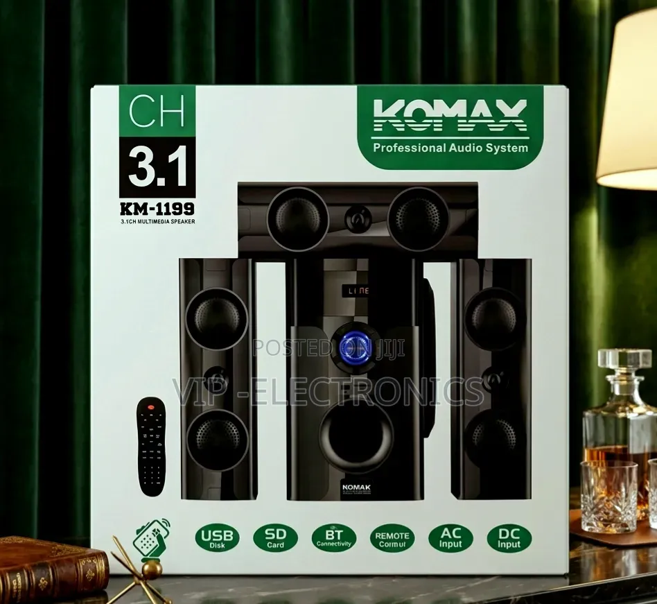 Komax Audio System Multimedia Speaker With Bluetooth, Usb, Sd,