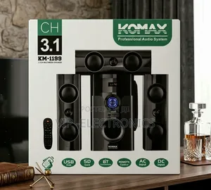 Komax Audio System Multimedia Speaker With Bluetooth, Usb, Sd,