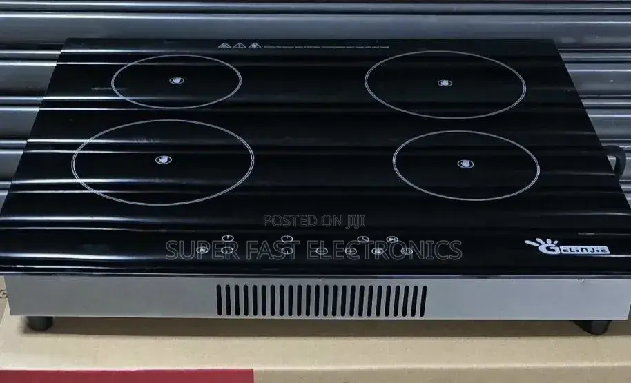 Gelinjie Ceramic Stove 4-Burner Electric Induction/Ceramic Cooktop.