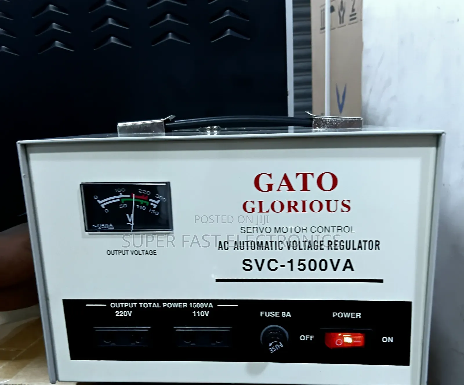 Gato Glorious SVC-1500va Servo Motor Ac Automatic Voltage Regulator