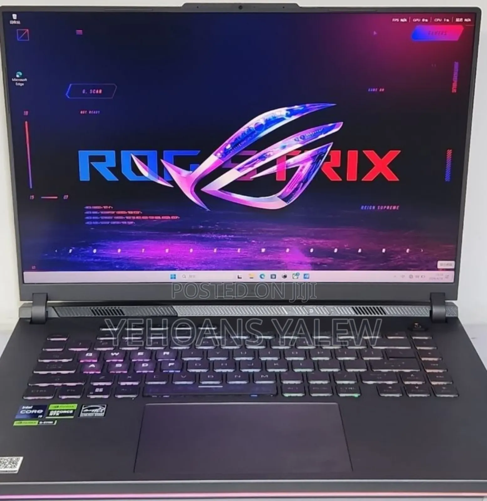 New Laptop Asus ROG Strix G16 G614 16GB Intel Core i9 SSD 1T
