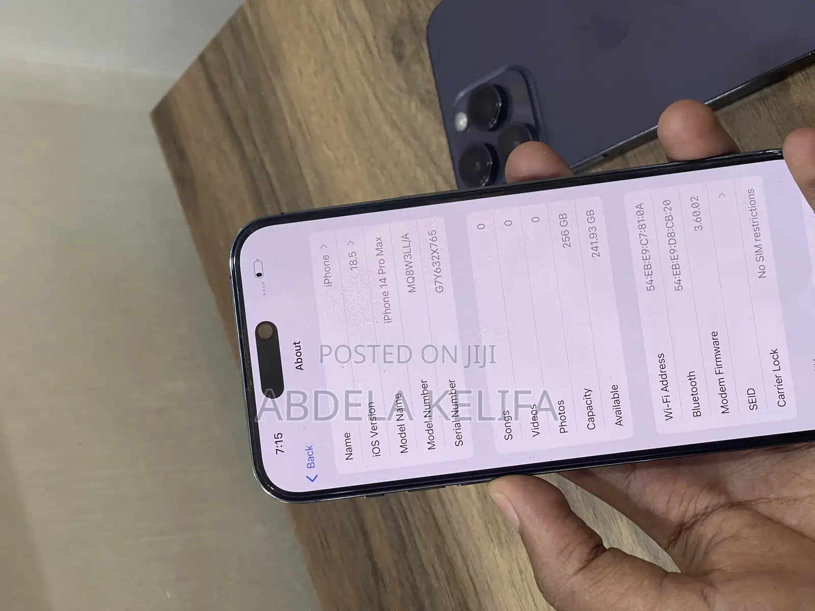 New Apple iPhone 14 Pro Max 256 GB Purple