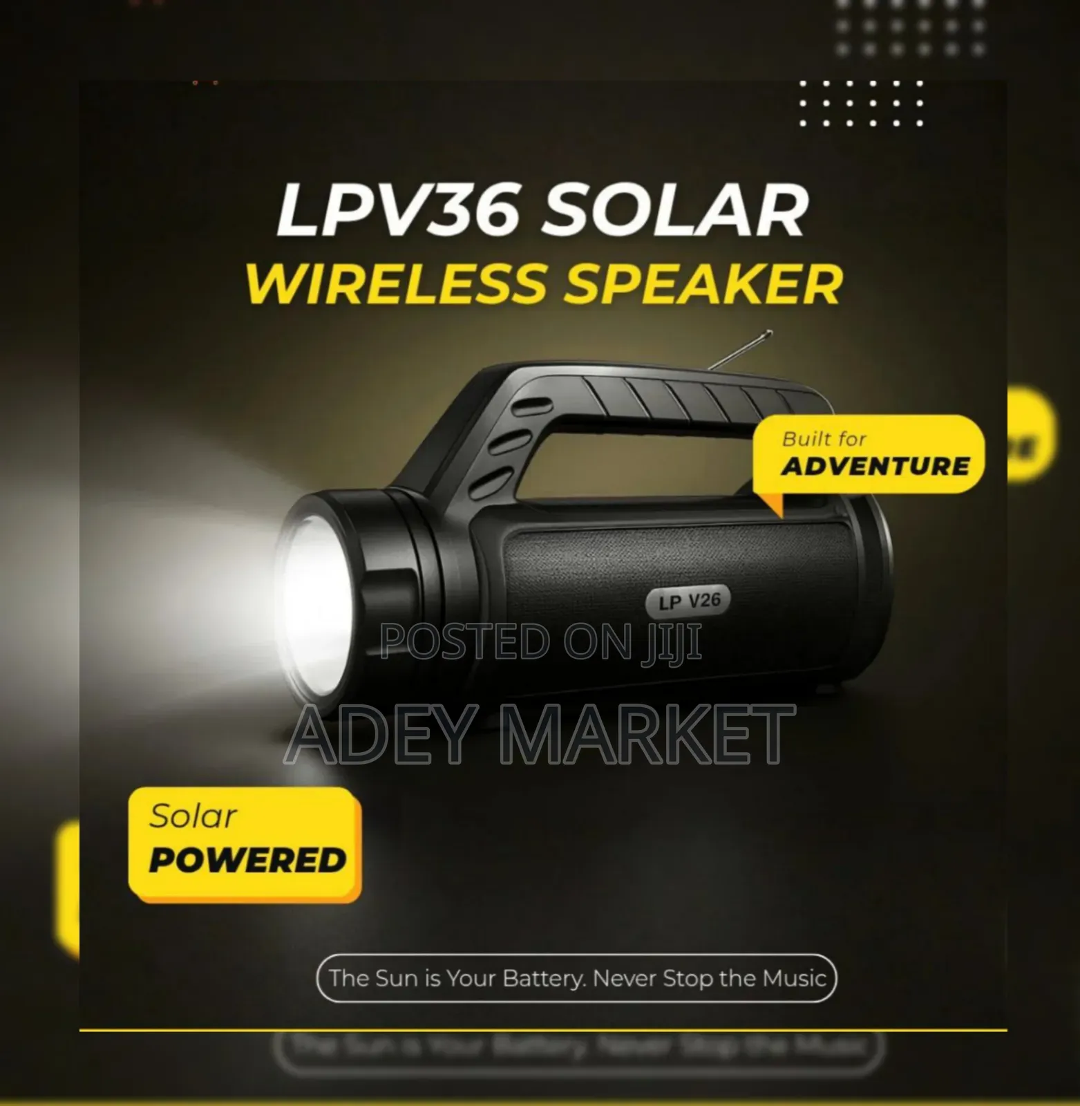 .Lpv36 Solar Speaker.