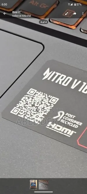 New Laptop Acer Nitro 5 16GB AMD Ryzen 5 SSD 512GB