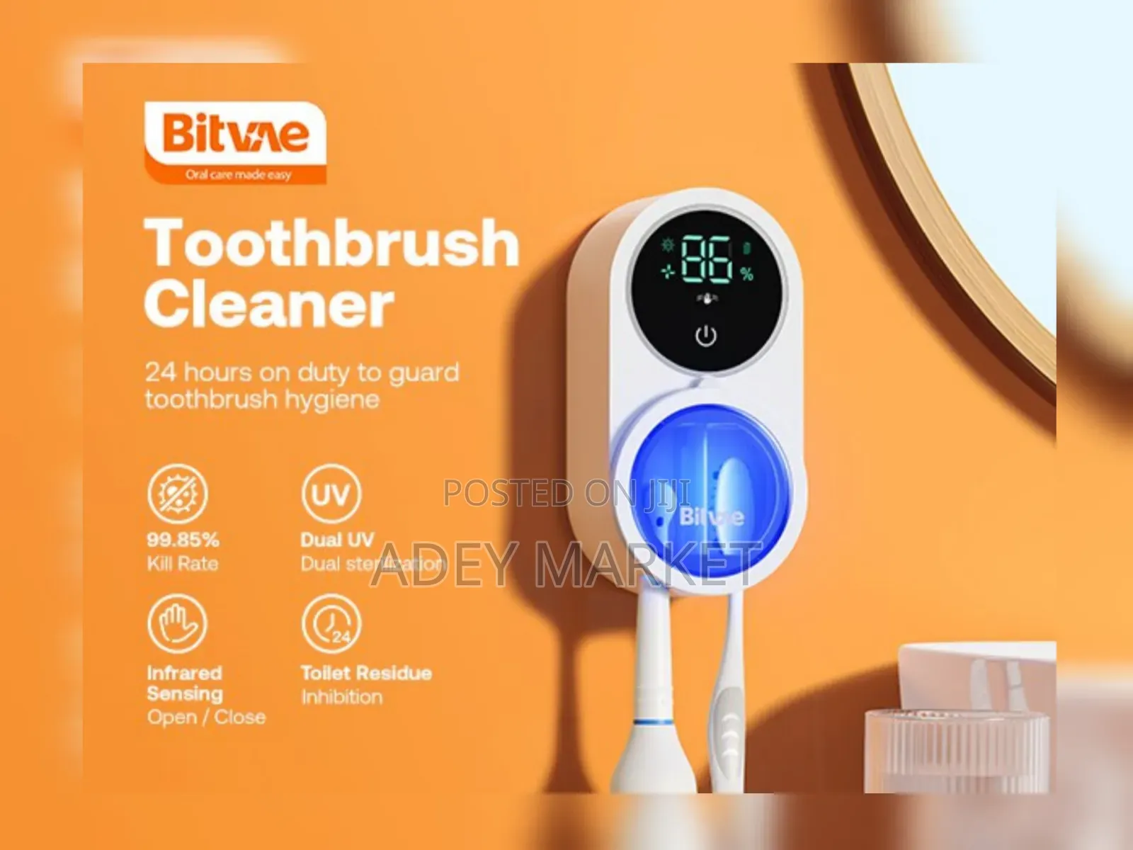 . Bitvae Toothbrush Sterilizer Holder.