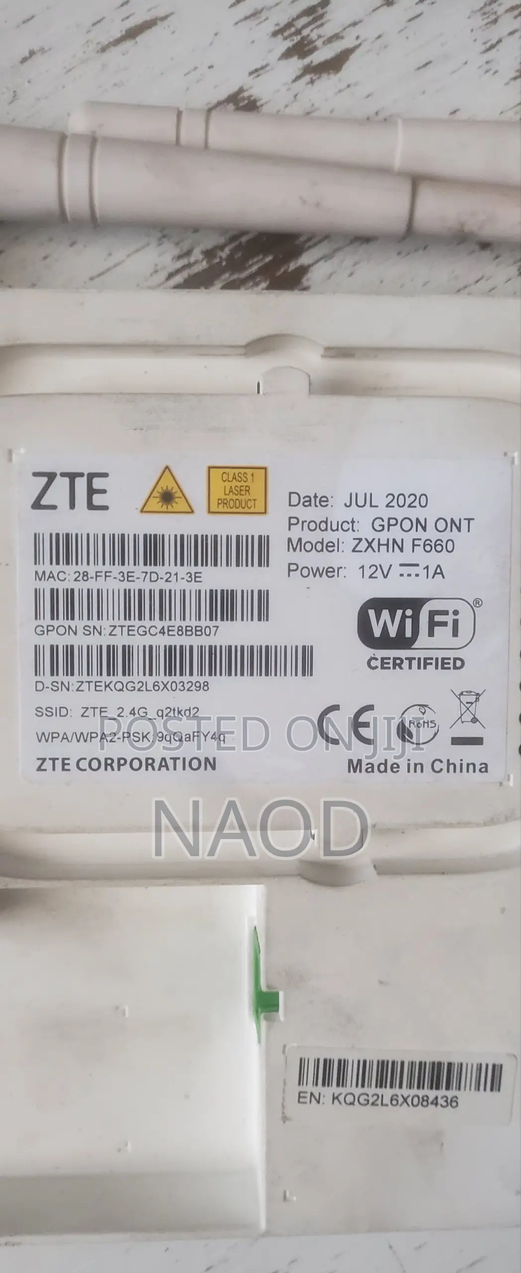 Zte ZXHN F670l Gpon Ont