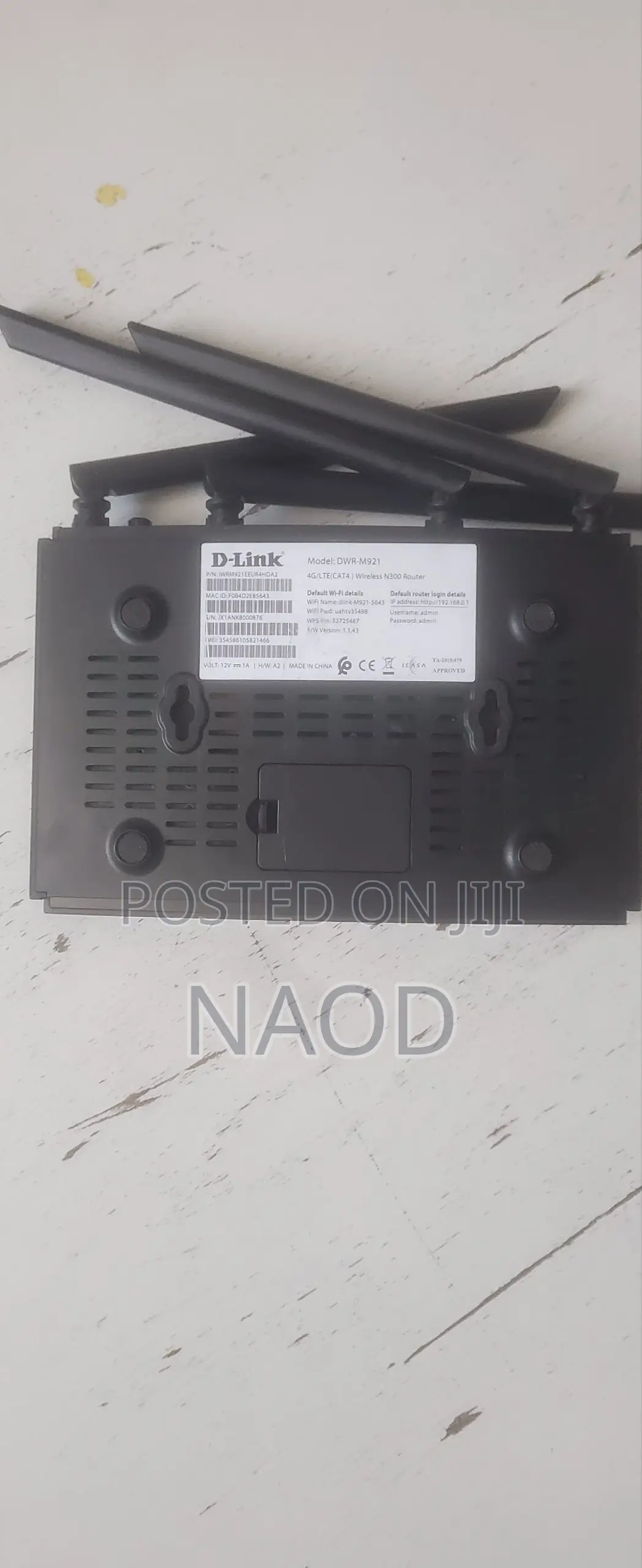 D-Link DWR-M921 4g Lte Wireless N300 Router