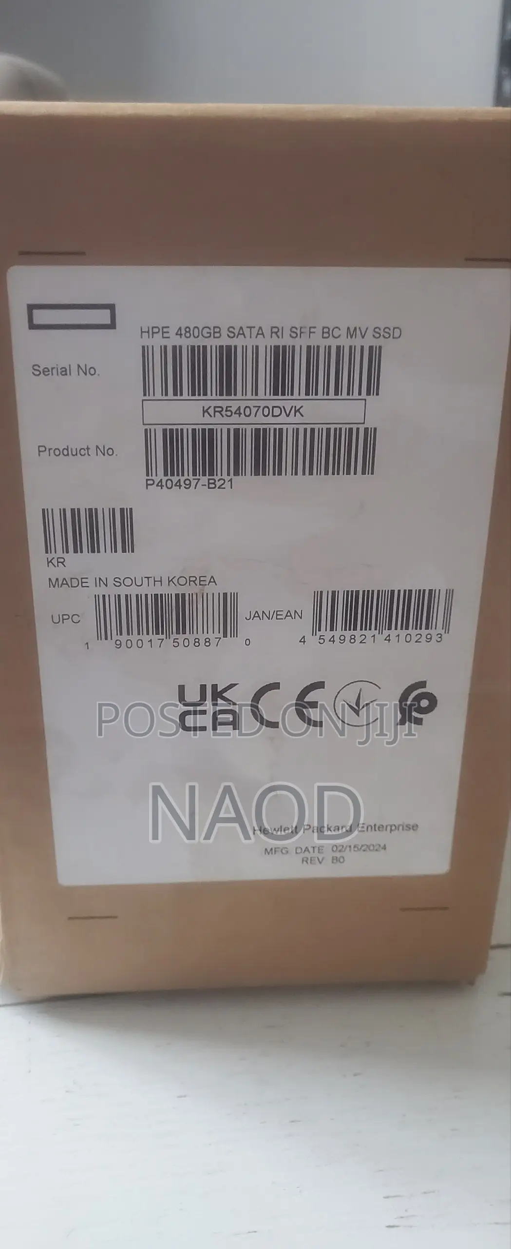 Hpe 480gb Sata SSD