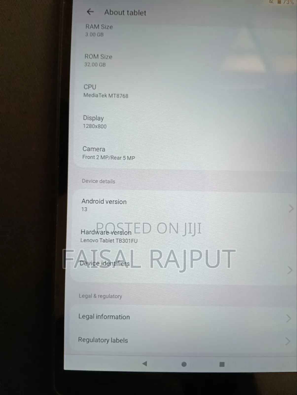 Lenovo Smart Tab M8 Wi-Fi 4 GB Gray