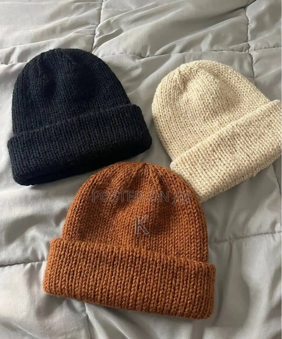 Casual Ribbed Winter Cap