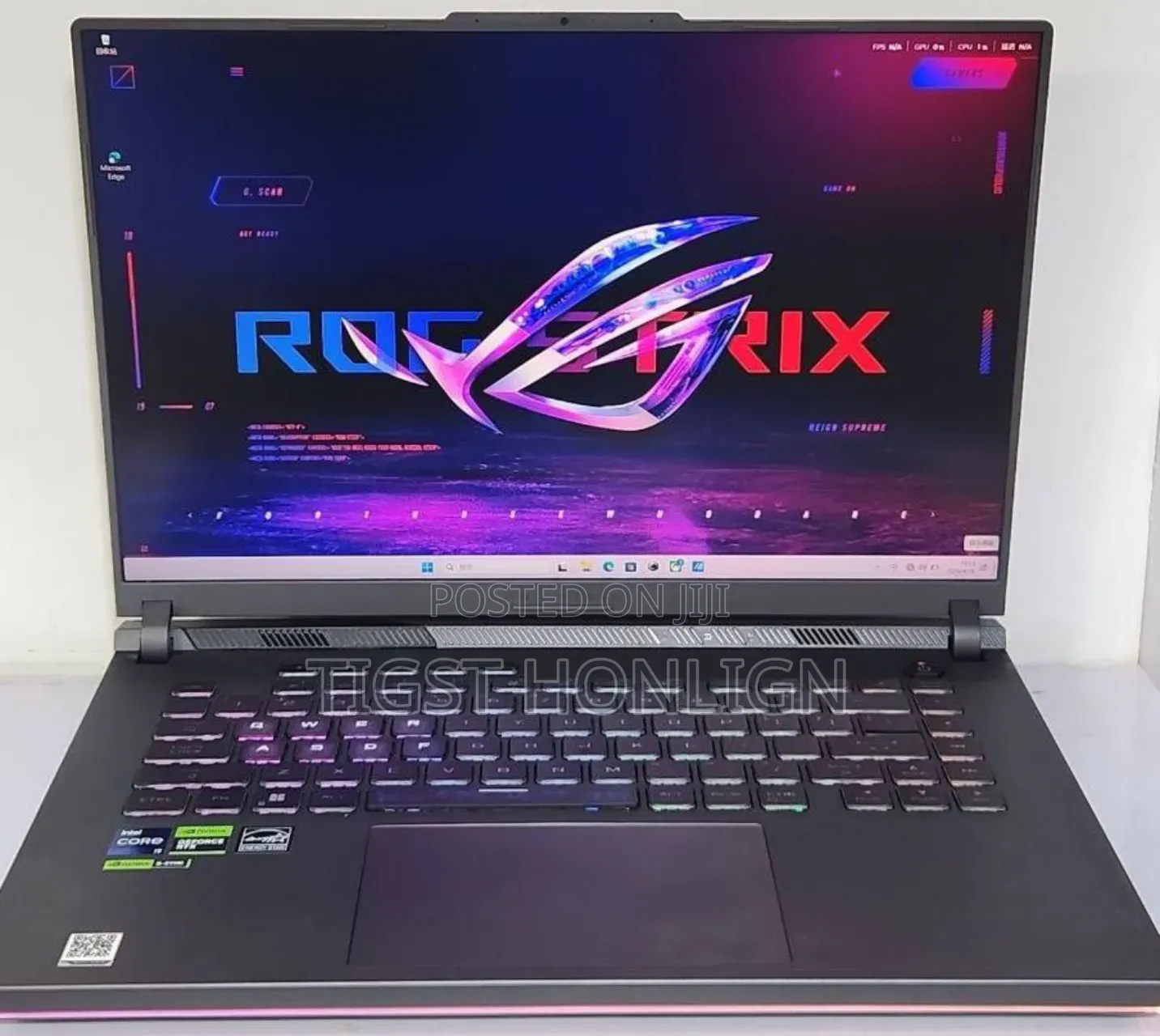 New Laptop Asus ROG Strix G15 16GB Intel Core i9 SSD 1T