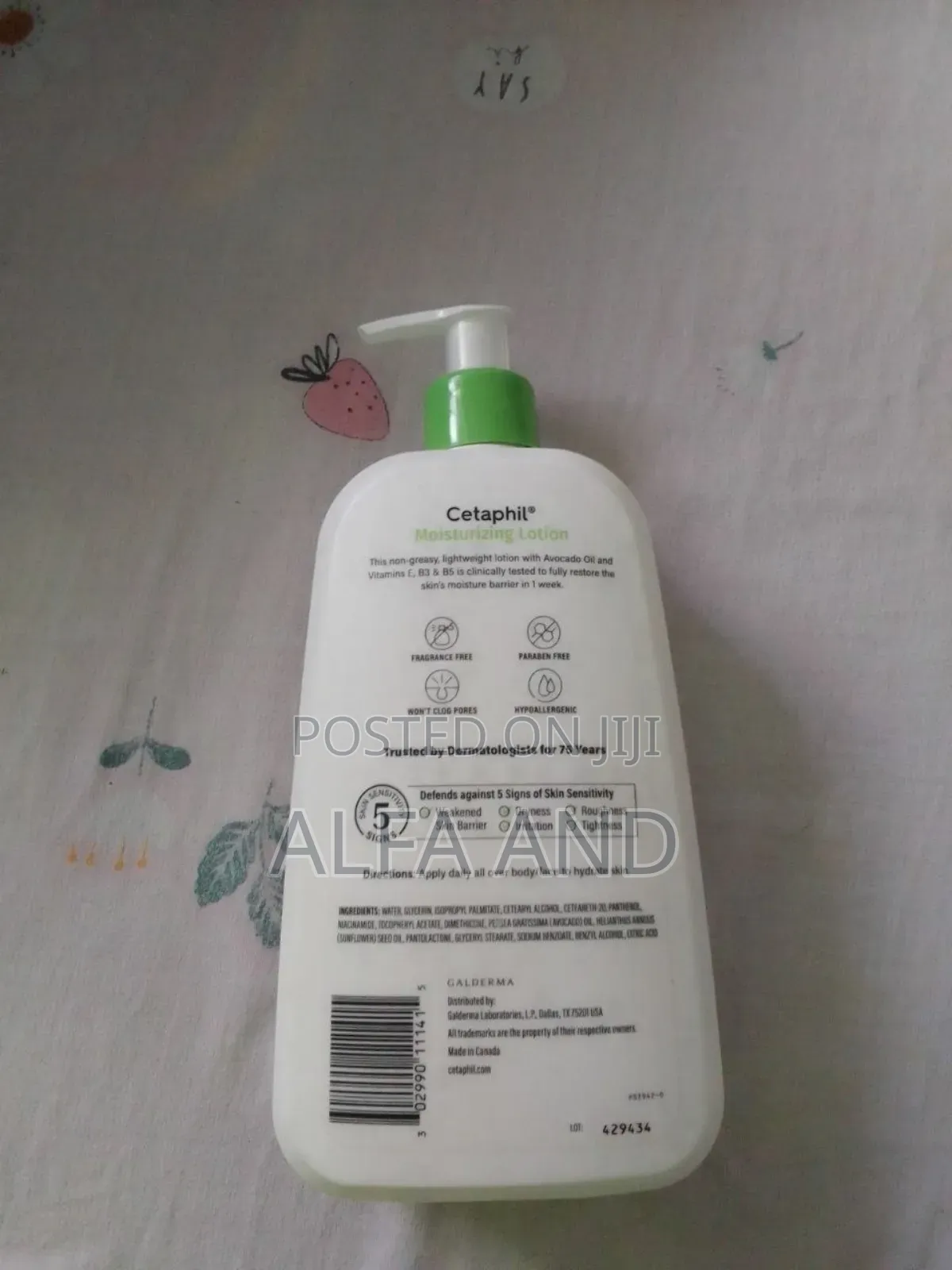 Cetaphil Moisturizing Lotion, Made In Canada