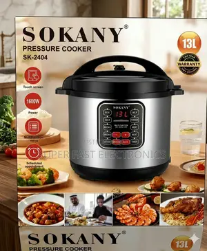 Sokany 13l Digital Multi-Function Pressure Cooker 1600w, Touch Screen