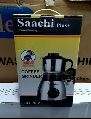 Saachi Plus+ Coffee Grinder Featuring New Durable Metal Gear