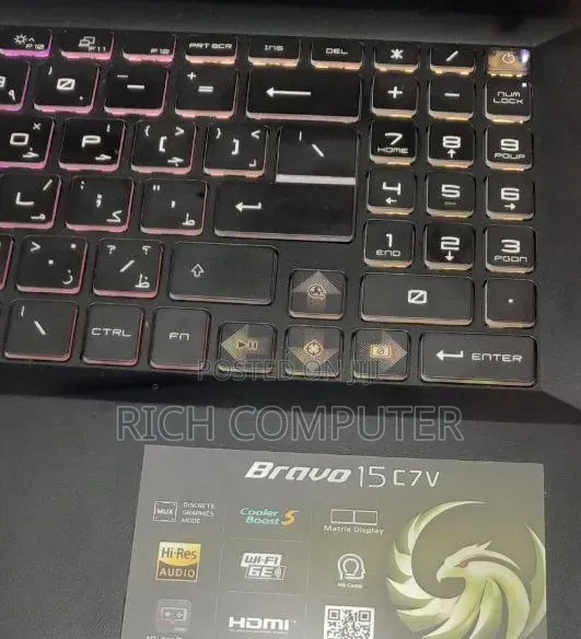 New Laptop MSI Katana GF66 16GB AMD Ryzen 7 SSD 512GB