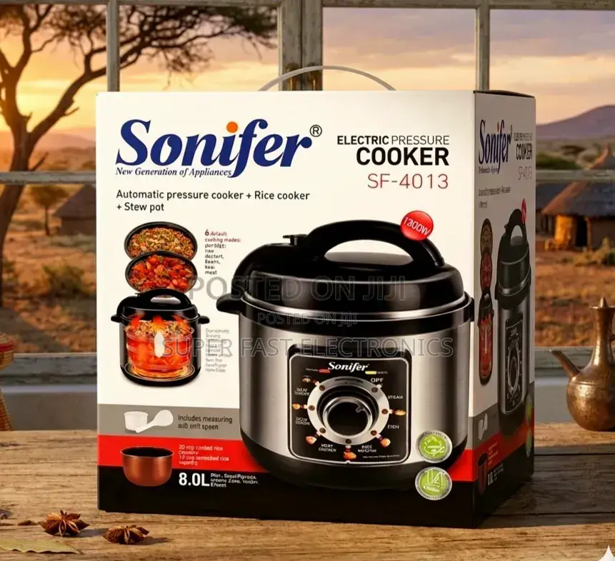 ​Sonifer Pressure Cooker 8.0l Multi-Function 1300w Automatic Cooker,