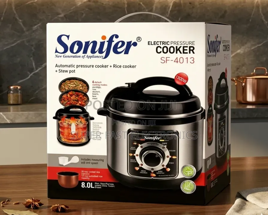 ​Sonifer Pressure Cooker 8.0l Multi-Function 1300w Automatic Cooker,
