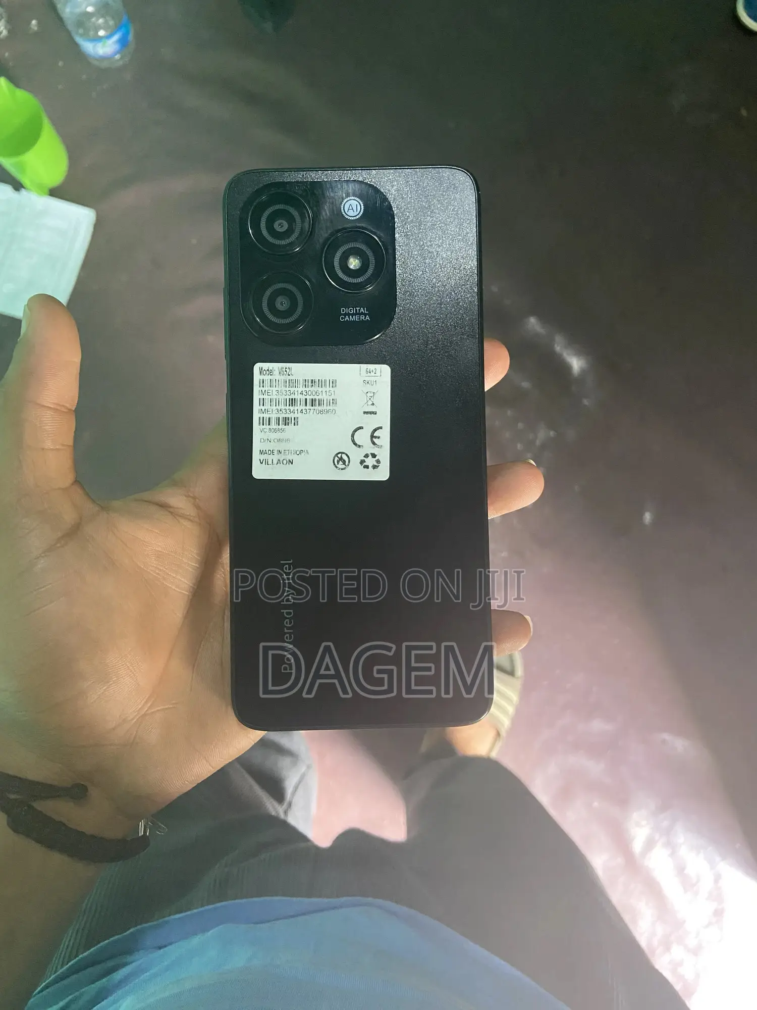 Itel A06 64 GB Black
