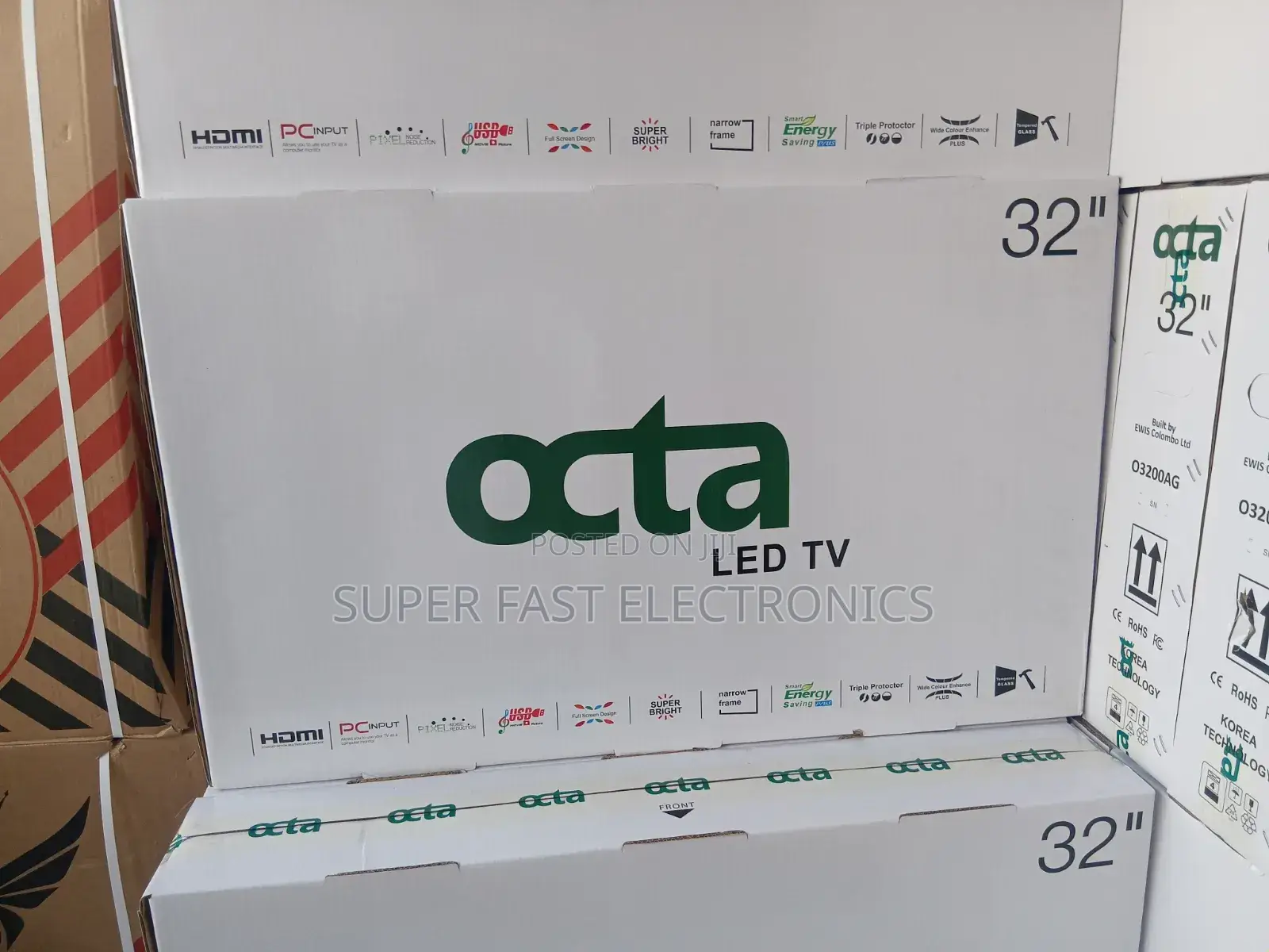 Octa 32 Inch Tv Hd Led Tv – Double Glass Edition