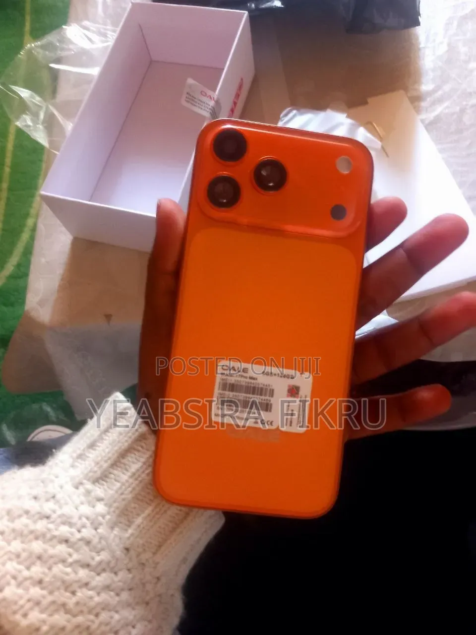 New Oale 17Pro Max 128 GB Orange