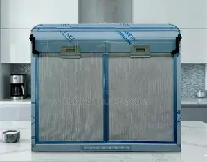 Kitchen Saker 60x60cm Slimline Kitchen Hood (Stainless Steel Blue