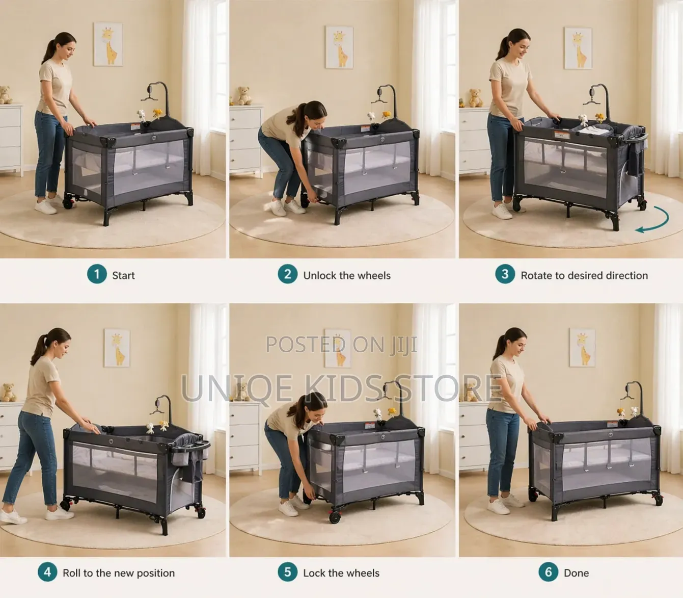 Portable Baby Playard and Nursery Cente