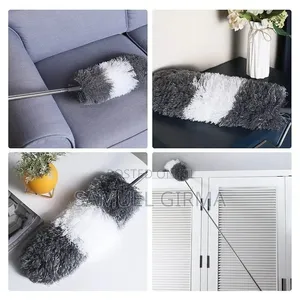 3ሜትር መርዘም የሚችል Microfiber Duster With Telescopic Extension Pole