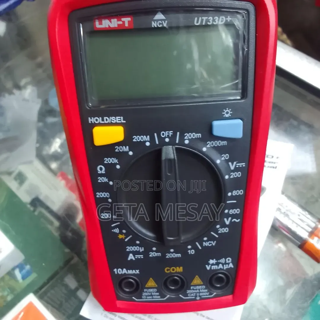 Digital Multimeter Uni-T Ut33d+ Palm Size, Ncv, Backlight, Ac/Dc, Dc