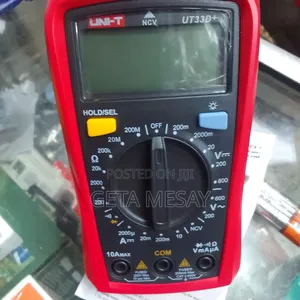 Digital Multimeter Uni-T Ut33d+ Palm Size, Ncv, Backlight, Ac/Dc, Dc