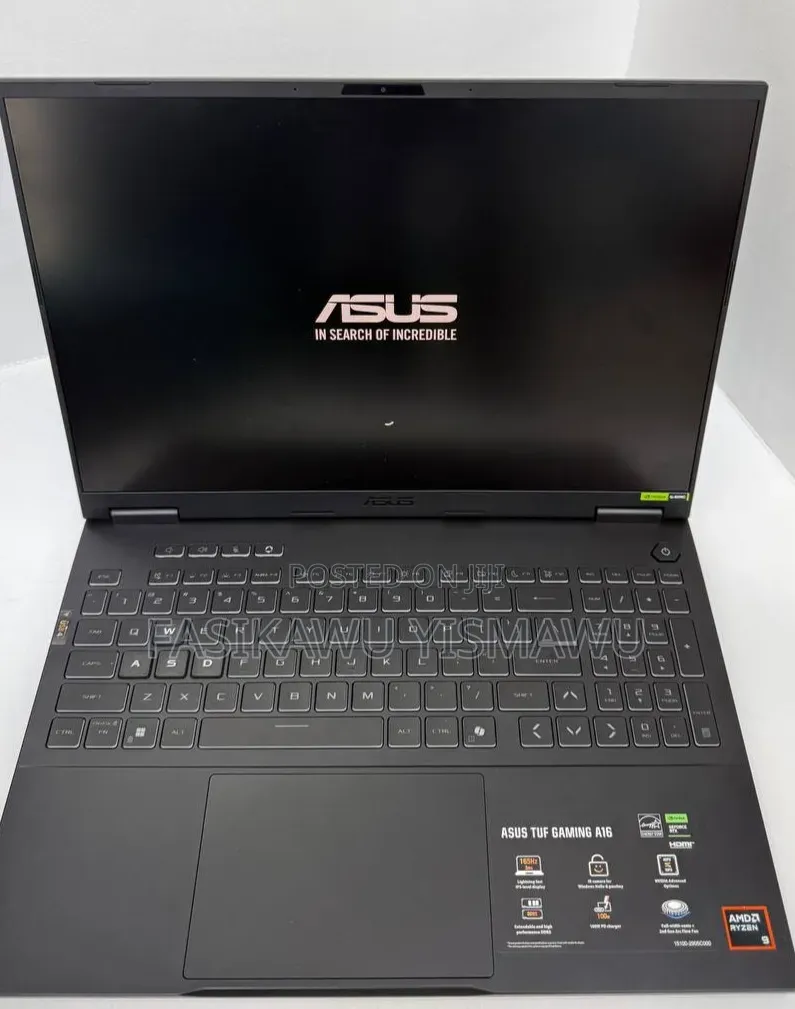 New Laptop Asus TUF Gaming A15 32GB AMD Ryzen 9 SSD 512GB