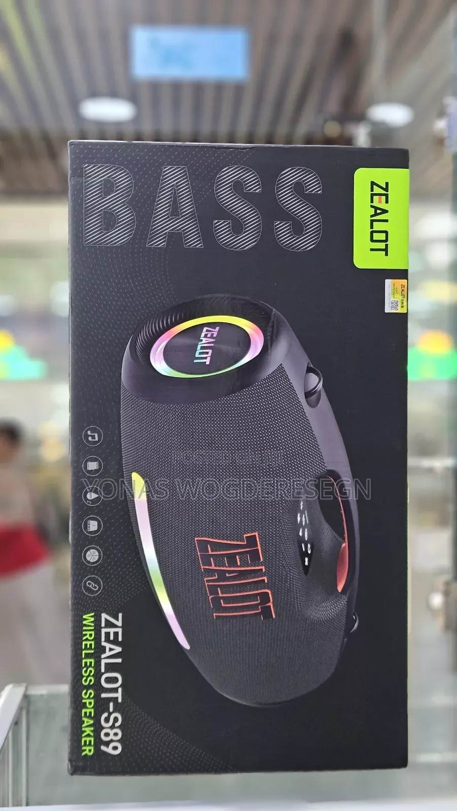 Zealot S89 Bluetooth Speaker – Powerful 250w Portable Wireless Speaker