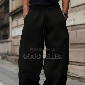 Black Baggy Sweatpants