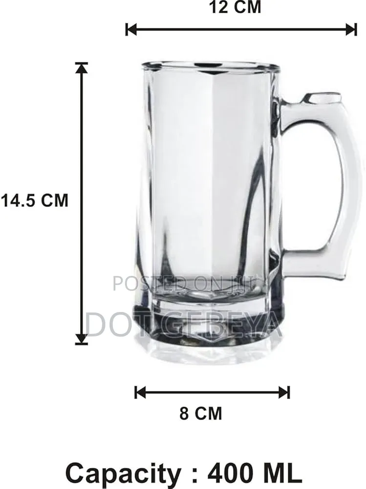 Red Cherry (የጃምቦ ብርጭቆ) Tall Glass Mug.