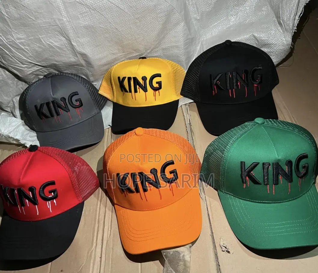 Unisex Stylish "King" Trucker Mesh Caps